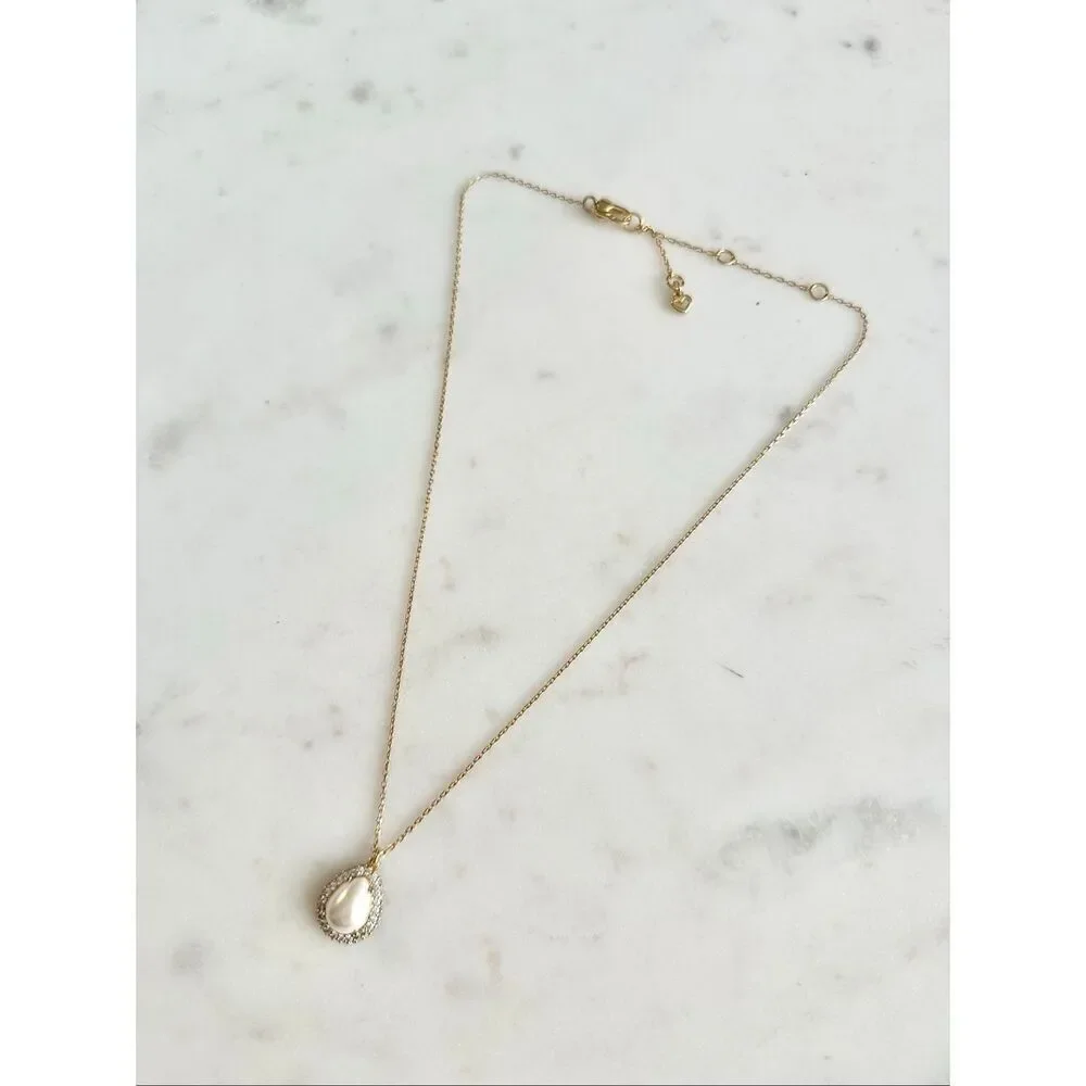 Kate Spade teardrop pearl necklace